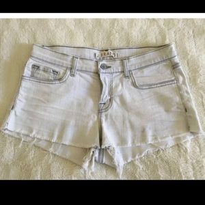 J Brand Cut-Off Shorts Polar (white/gray)